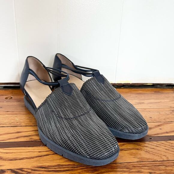 Hispanitas Anthropologie NWOB blue woven chunky wedge slip on sandal - Picture 2 of 9